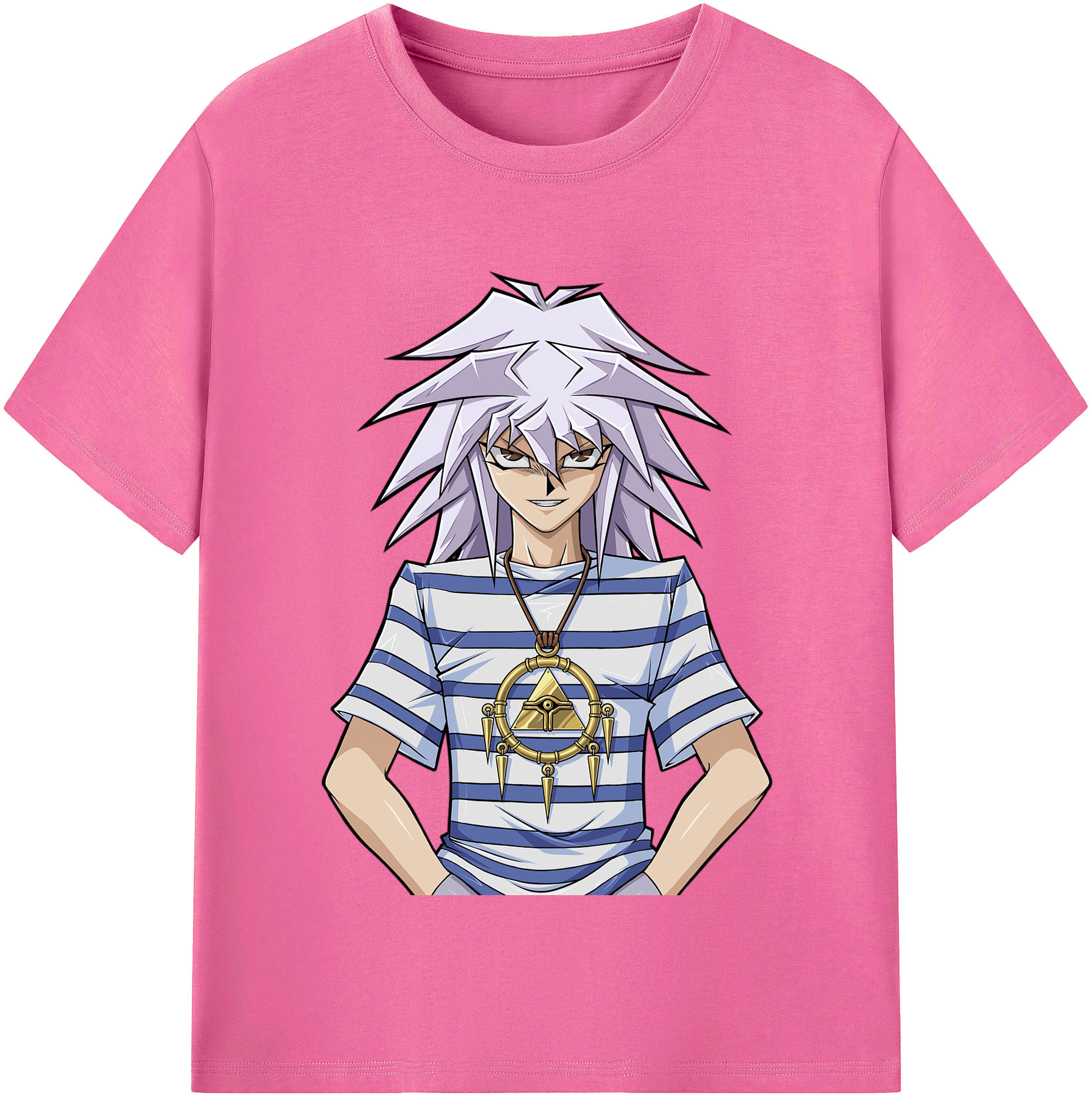 （画像用） 遊☆戯☆王 Yu-Gi-Oh! レディースカジュアルプリントTシャツ（綿100％）
